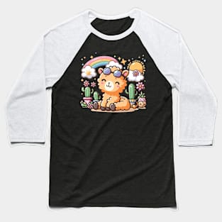 Happy Llama Baseball T-Shirt